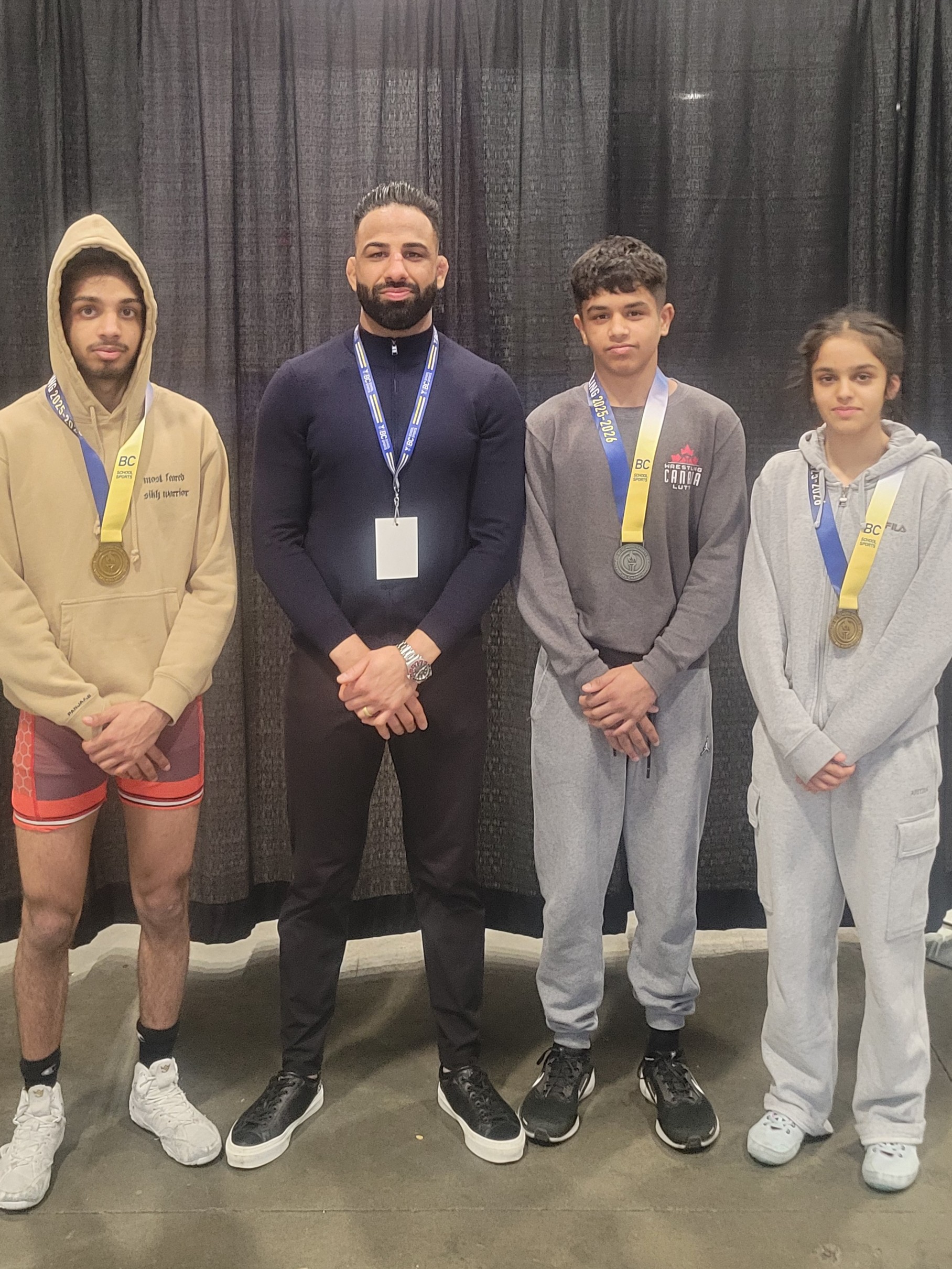 Local Wrestlers Capture Two Golds and a Silver at 2026 BC Provincials