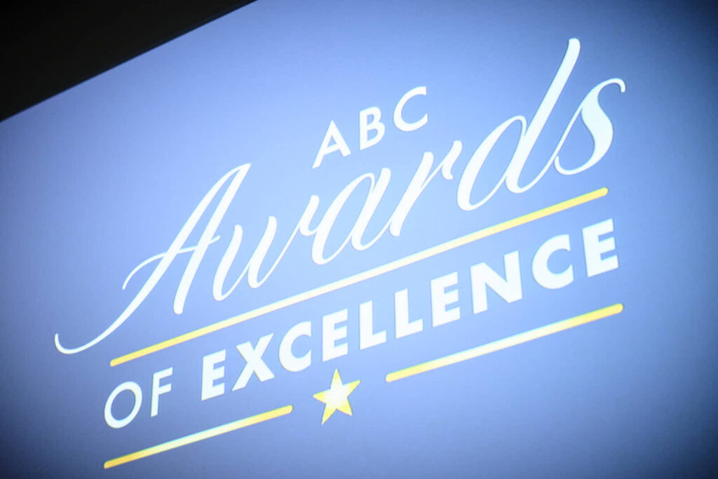 ABC Awards of excellence banner