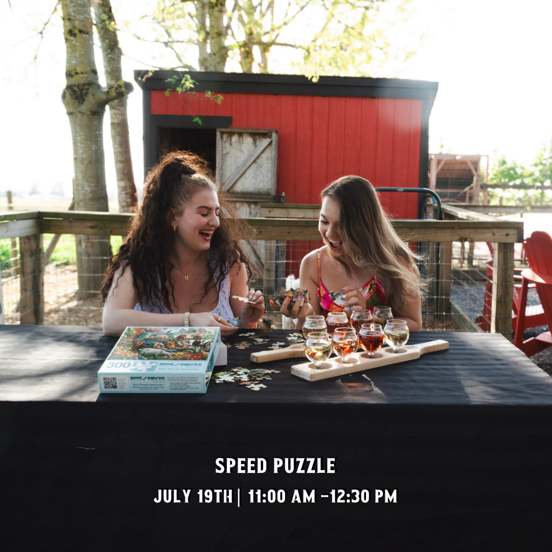 Women playing Speed Puzzle