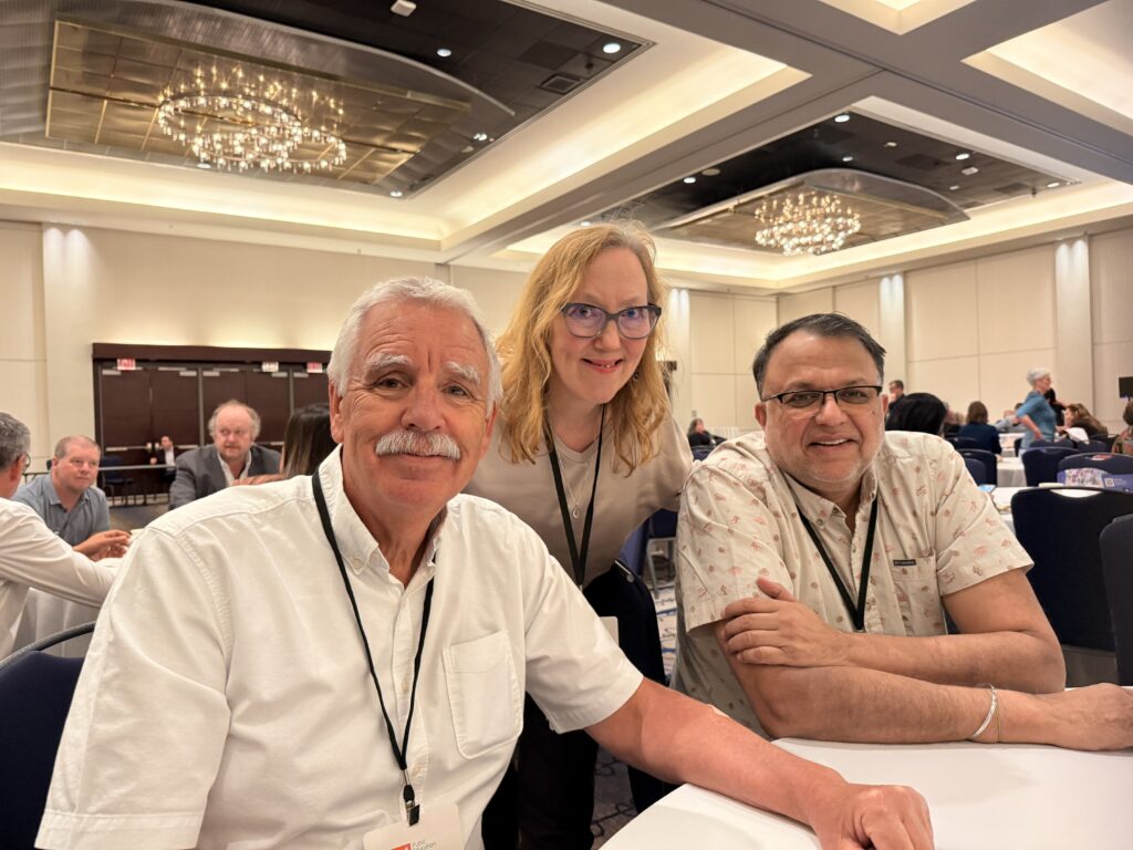 Board Chair Stan Petersen, Vice Chair Shirley Wilson and Trustee Preet Rai