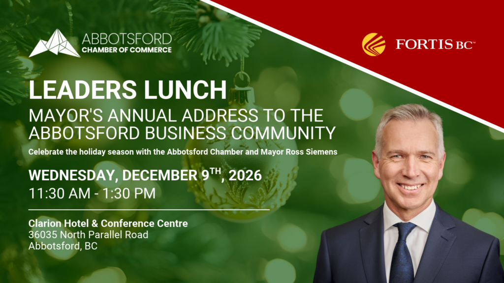 Mayor Ross Siemens to Deliver Annual Business Address poster