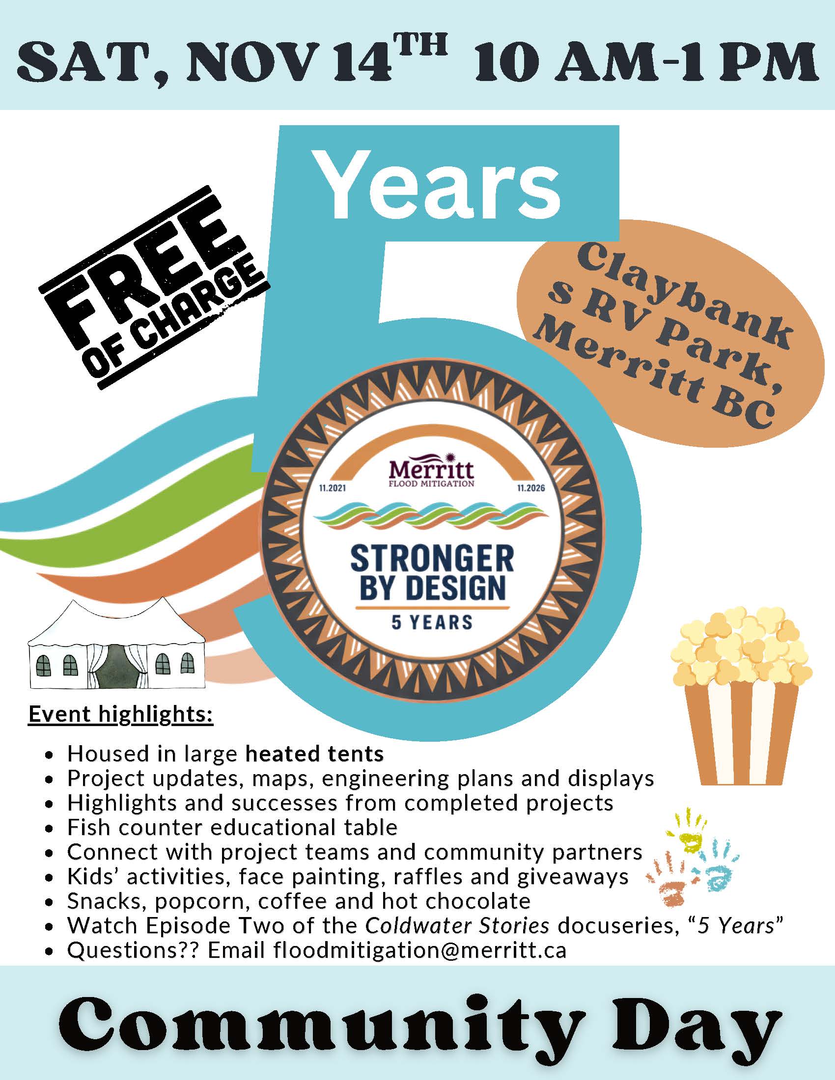 Stronger By Design 5 Year Event, November 14th, 2026 Poster